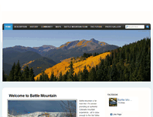 Tablet Screenshot of battlemountainresort.com